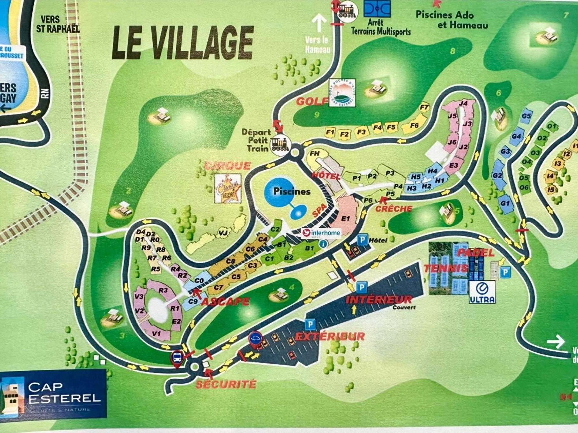 Saint-Raphaël Apartment Village Cap Esterel - Le Village-76 By Interhome מראה חיצוני תמונה